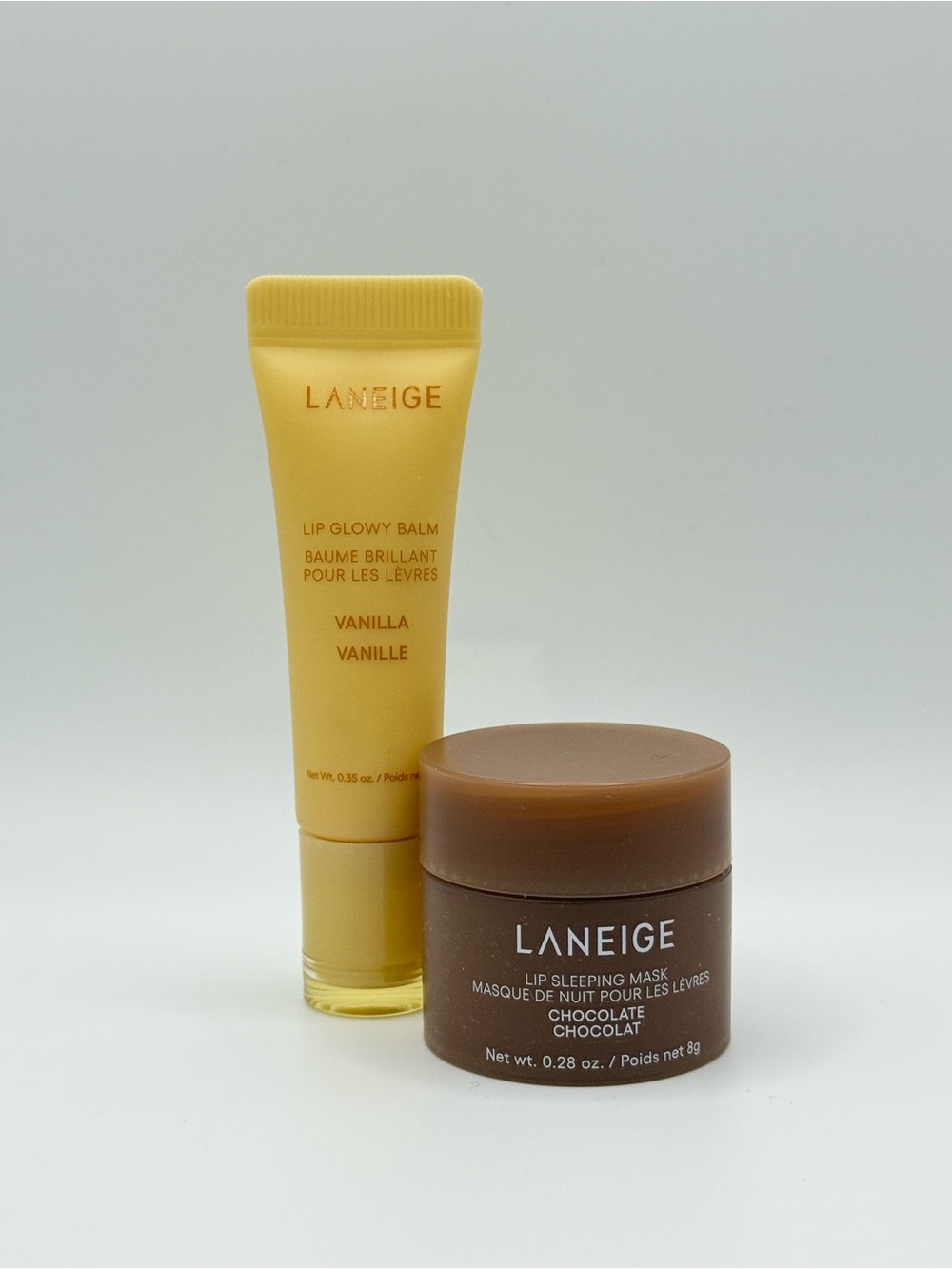 LANEIGE S'More Kisses Set Vanilla Lip Balm & Chocolate Lip Mask NEW - Picture 2 of 6